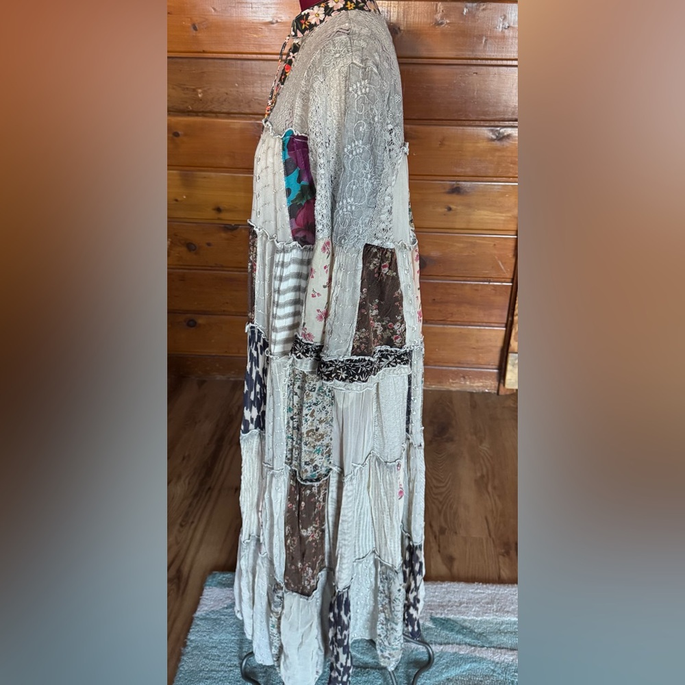 YOUNG THREADS NWT Patchwork Bohemian Maxi Dress N… - image 3